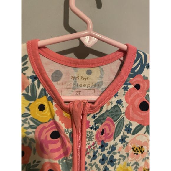 Little Sleepies Baby Girl L/S Secret Garden Zippy Multicolor Size 2t - Picture 2 of 4